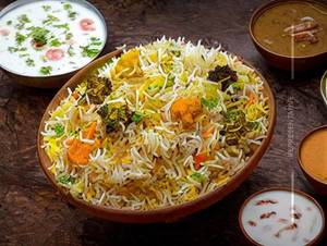 Veg Hydrabadi Biryani