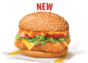 McSpicy Deluxe Paneer Burger