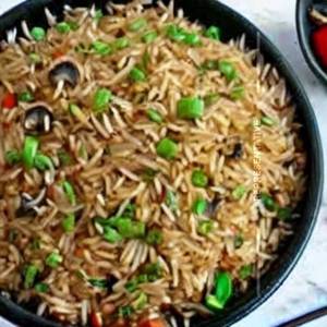 Mushroom Schezwan Fried Rice