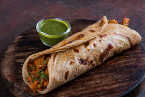 Soya Makhani Parantha Roll
