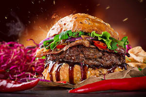 Smokey Bbq Veg Burger