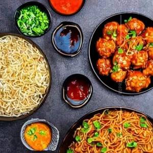 Chicken Manchurian Rice & Noodles Mix