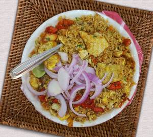 Double Egg Chicken Fried Rice