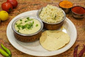 Kadhi Chawal Combo