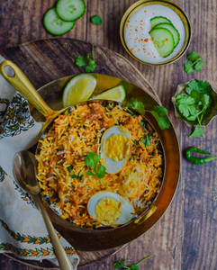 Egg biryani