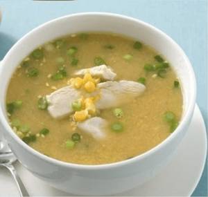 Mutton sweet corn soup