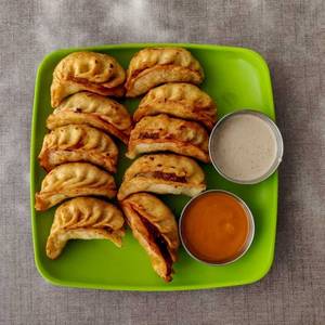 Chicken momos [fried 10 pcs]