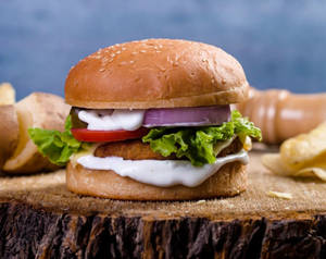 Mumbai Chicken Burger