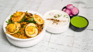 Egg Biryani.