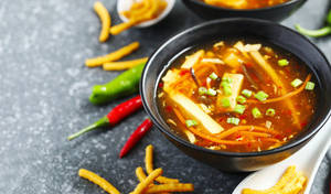 Chicken mannchow soup