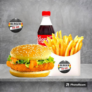 Spicy Paneer Burger Meal