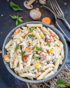 White Sauce Veg Pasta