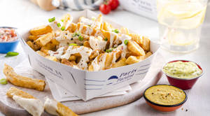 Fries with Cheese Dip