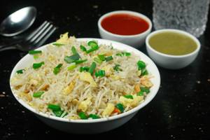 Egg fried rice                                            