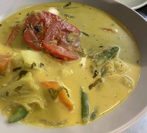 Vegetable Moilee, Steamed Rice