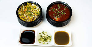 Chilli Paneer With Noodles