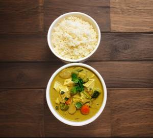 Thai Green Curry With Rice 