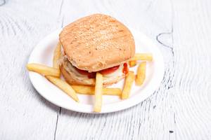 Veg Aloo Tikki Burger