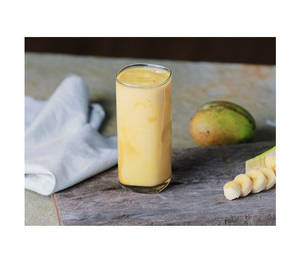 Mango Banana Ice-cream Smoothie