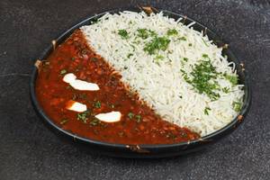 Dal makhani with steam rice