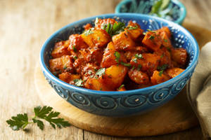 Dry Achari Aloo