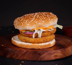 Jumbo supreme veg burger [double patty ]