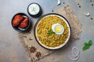 Donne Biryani Rice + Kebab (2 pcs) Combo