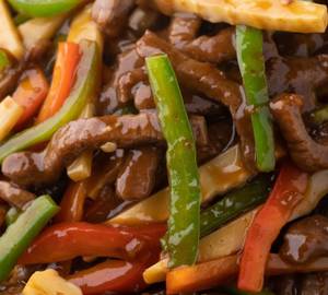Shredded Beef with green pepper