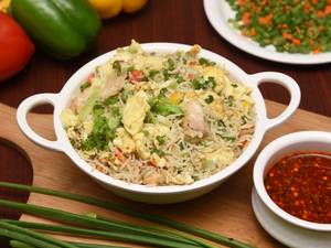 Chicken triple fried rice