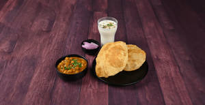 Buy 1 Chole With 2 Pcs Bhature & Get 1 Buttermilk Free