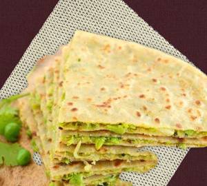 2 Paneer + Mater Paratha With Curd