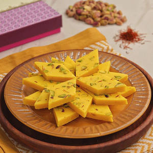 Kesar Kaju Katli