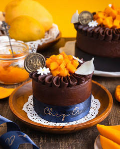 Mango Chocolate Mayhem Mini Cake 250gm (serves 2)