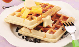 Pineapple waffle