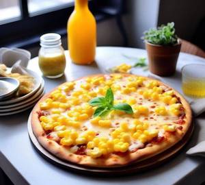 Cheese and Corn Pizza 9 Inches]