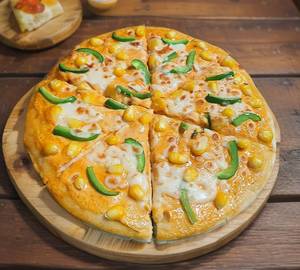 10" Sweet Corn And Tomato Cheese Pizza