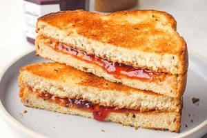 Grilled Bread Butter Jam