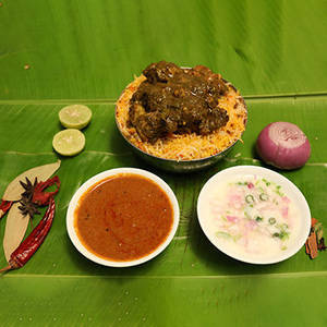 Gongura Chicken Biryani
