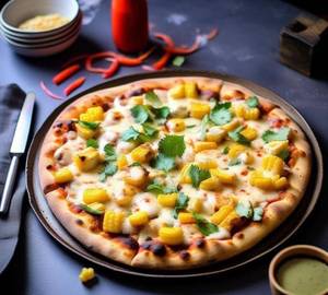 Paneer and Corn Pizza Inches]