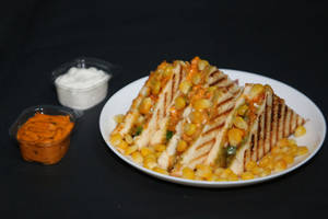 Corn and Mayo Sandwich