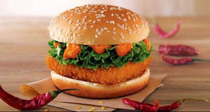 Spicy Paneer Burger