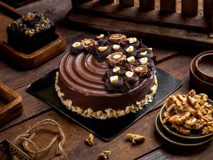 Ferrero Rocher truffle cake