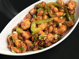 Crispy Baby Corn With Green Peppers