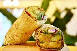 Aloo Tikki Wrap