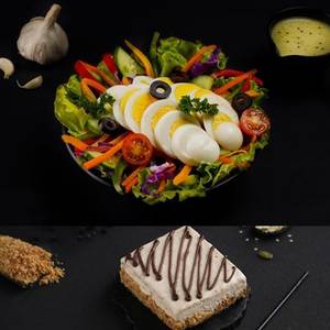 Keto Egg Salad (Mini) & Keto Cheese Cake