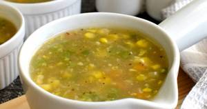 Sweet Corn Veg Soup