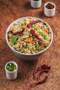 Veg Burnt Chilly Fried Rice [500ml]