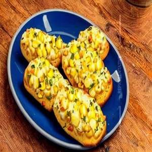 Cheese Corn Garlic Bread