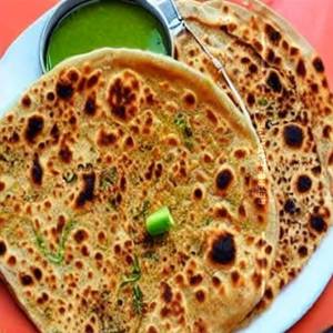 Paneer Pyaz Parantha