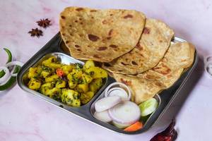 Aloo Jeera With 3 Tawa Paratha